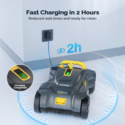 VINGLI Cordless Robotic Pool Vacuum Automatic Cleaner