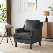 VINGLI Mid-Century Modern Accent Chair Upholstered Armchair Comfy Sofa Chair Reading Chair