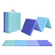 Matladin 4 Folding 8Ft x 2Ft x 2in Yoga Gymnastics Mat