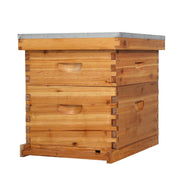 VINGLI 10 Frames Complete Beehive Kit with Waxed Foundations