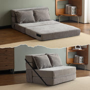 VINGLI SF103 39" Folding Loveseat Sleeper Sofa Couch with 2 Pillows
