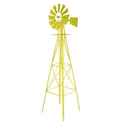 VINGLI 8FT Ornamental Windmill Metal Backyard Garden Decoration Weather Vane
