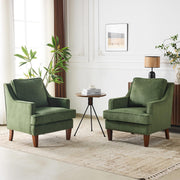 VINGLI Mid-Century Modern Accent Chair Upholstered Armchair Comfy Sofa Chair Reading Chair