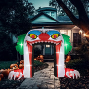 VINGLI Halloween Inflatables Archway with Light