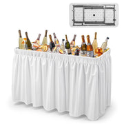 VINGLI 4FT Folding Ice Cooler Table Portable