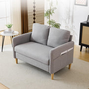 VINGLI 47" Loveseat Mid Century Modern Small Couch