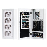 VINGLI Wall Mounted Jewelry Organizer With Jewelry Cabinet Armoire