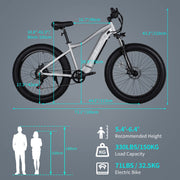 PEXMOR 750W Mountain E-Bike 7-Speed