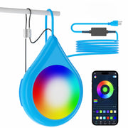 VINGLI LED Pool Lights with APP Control Waterproof 20W Smart Magnetic Lamp with 26ft Cord