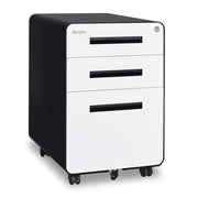 VINGLI 3-Drawer Rolling File Cabinet 23.8inch Mobile File Cabinet Under Desk with Locking