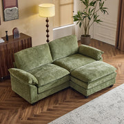 VINGLI LS101 85.4" L-Shaped Loveseat Comfortable Sectional Sofa Couch