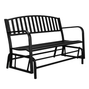 VINGLI 50 Inch Outdoor Glider Bench Patio Glider Bench