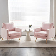 VINGLI Sherpa Accent Chair Modern Accent Chair Small Sofa Chair with Metal Legs