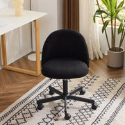 VINGLI AC102 Armless Adjustable Rolling Office Chair with Wheels