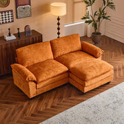 VINGLI LS101 85.4" L-Shaped Loveseat Comfortable Sectional Sofa Couch