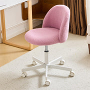 VINGLI AC102 Armless Adjustable Rolling Office Chair with Wheels