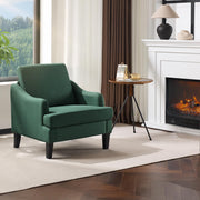 VINGLI Linen Fabric Accent Chair Modern Upholstered Armchair