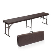 VINGLI Portable 6ft Plastic Folding Bench