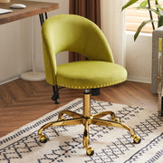 VINGLI Modern Armless Adjustable Rolling Office Chair with Wheels
