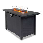 VINGLI Propane Gas Firepit Table 50,000 BTU Outdoor Fire Pit