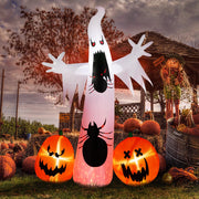 VINGLI Inflatable Halloween Pumpkin Decorations with LED Lights