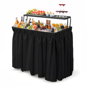 VINGLI 4FT Folding Ice Cooler Table Portable