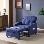VINGLI SF102 3-in-1 Convertible Sleeper Chair with Adjustable Foot