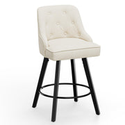 VINGLI 26" H Swivel Barstools with Back Height Bar Stools
