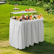 VINGLI 4FT Folding Ice Cooler Table Portable