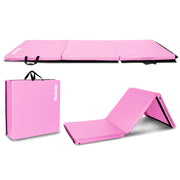 Matladin 3 Folding 6Ft x 2Ft x 2in Yoga Gymnastics Mat