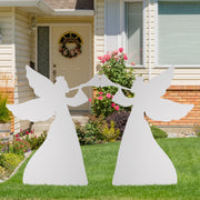 VINGLI 3FT Set of 2 Outdoor Christmas Decorations Angels