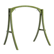 VINGLI Outdoor Patio Porch Wooden Swing Frame Heavy Duty 1000Ibs