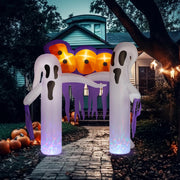 VINGLI Halloween Inflatables Archway with Light