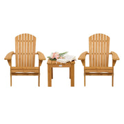 VINGLI Adirondack Chair Wooden Outdoor Chairs Folding Chair