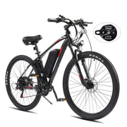 PEXMOR 27.5inch Electric Bike for Adults 500W E Bike Electric Mountain Commuter Bike Shimano 21 Speed Electric Bicycle