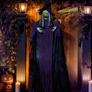 VINGLI Halloween Witches Decorations with Voice Control