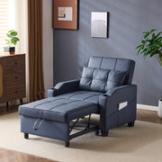 VINGLI SF102 3-in-1 Convertible Sleeper Chair with Adjustable Foot