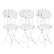 VINGLI Portable HDPE Plastic Folding Stools Set for Sitting Indoor Outdoor Use