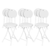 VINGLI Portable HDPE Plastic Folding Stools Set for Sitting Indoor Outdoor Use