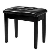 VINGLI Faux Leather Piano Bench with Padded Cushion