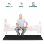 OMECAL 70" x 24" Medical Bedside Safety Protection Fall Mat for Elderly
