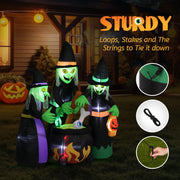 VINGLI 3/5/6/12 FT Halloween Witch Yard Decorations