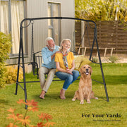 VINGLI Metal Patio Porch Swing Stand Heavy Duty 660Ibs