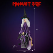 VINGLI Halloween Witches Decorations with Voice Control