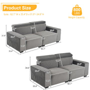 VINGLI SS107 Sofa Couches with Extra Deep Seat