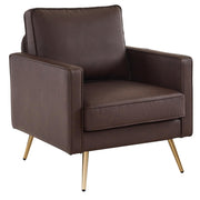 VINGLI Sherpa Accent Chair Modern Accent Chair Small Sofa Chair with Metal Legs