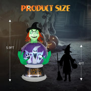 VINGLI Halloween Decoration Outdoor Inflatables Decor with Light