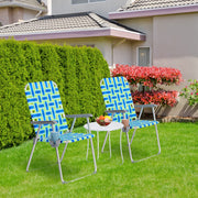 VINGLI Patio Lawn Chairs Folding Portable Camping Chair