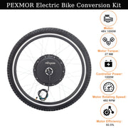 PEXMOR 26" E-Bike  Front/Rear Wheel Conversion Kit