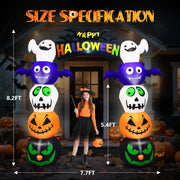 VINGLI Halloween Inflatables Archway with Light